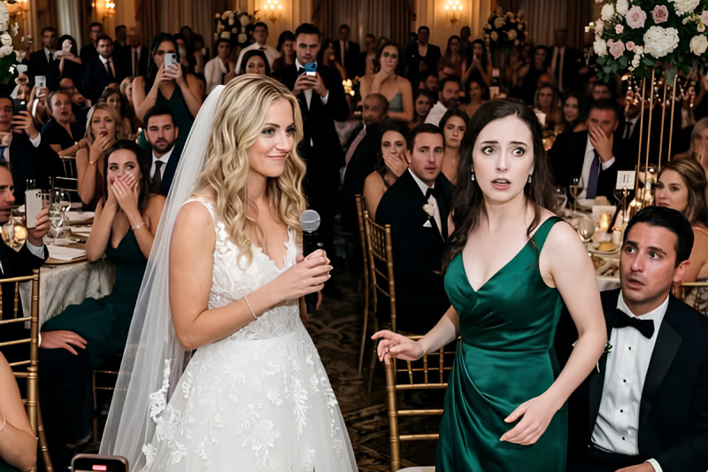 Interrumpió mi boda para gritar que esperaba un hijo de mi esposo… pero no imaginó que yo ya tenía la prueba que destruiría su mentira