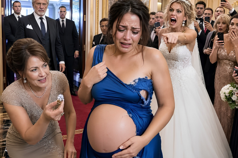Oculté Que Era Hija de un Multimillonario… Hasta Que Mi Suegra Me Acusó de Robar en una Boda y Mi Padre Entró Para Destruirlos