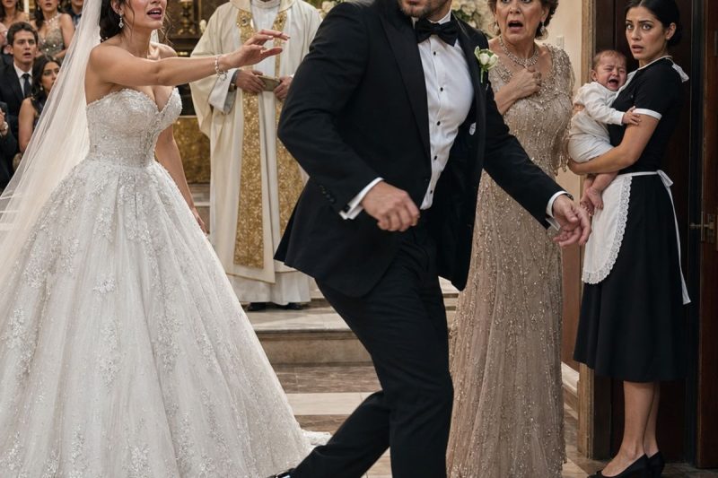 El multimillonario abandonó a su novia en el altar al escuchar el llanto de un bebé… sin imaginar que ese llanto escondía el secreto que haría caer todo su imperio.