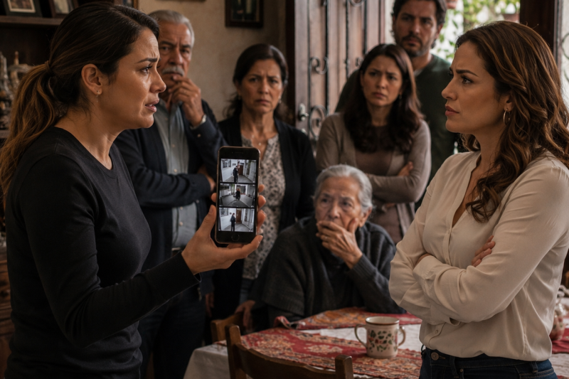 Mi hermana quiso quitarme la casa de mamá diciendo que yo nunca volví… pero olvidó que las cámaras habían grabado cada visita.