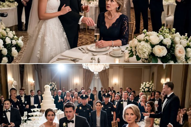 Mi Hijo Intentó Envenenarme en su Propia Boda… Pero No Sabía que Yo Había Cambiado las Copas