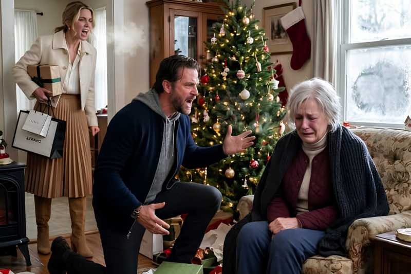 En Navidad, mi hijo descubrió que su esposa me robaba el dinero mientras yo temblaba de frío