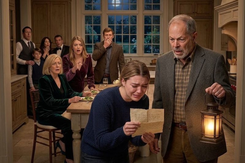 Todos llamaban “arrimada” a la muchacha que limpiaba la mansión, hasta que una madrugada el dueño la encontró llorando en la cocina con una carta que revelaba la traición más cruel de su propia esposa.
