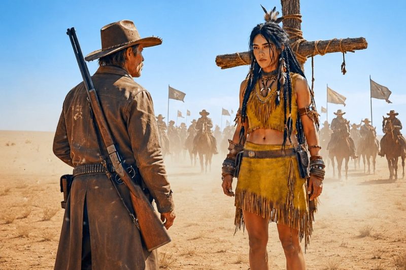 Rescató a una apache de la horca… sin saber que su padre llegaría con guerreros