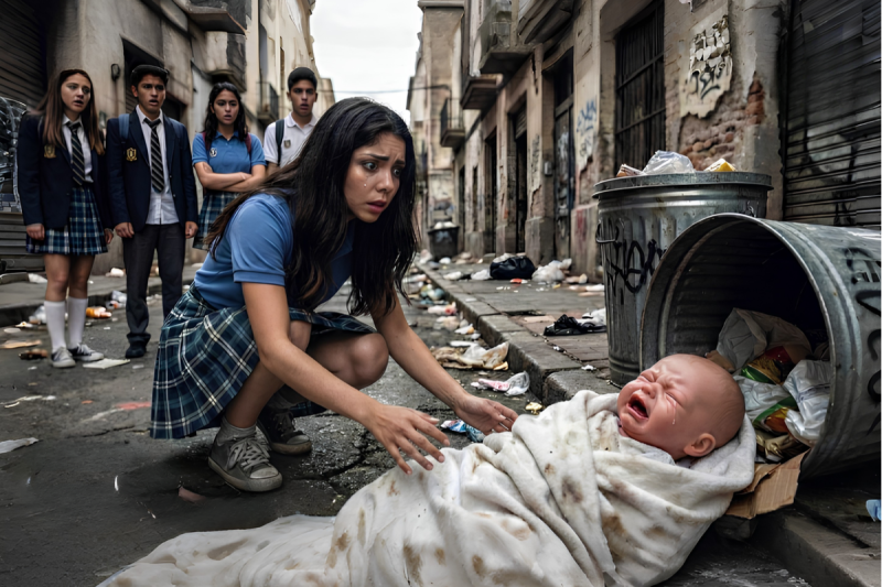 La Acusaron de Ser Madre Soltera… Pero Nadie Imaginó el Secreto que Estaba Protegiendo