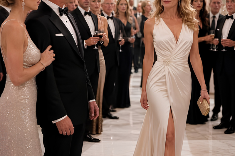 Presumió a su nueva esposa en la gala… hasta que su ex entró y todos descubrieron quién era la verdadera dueña del lugar