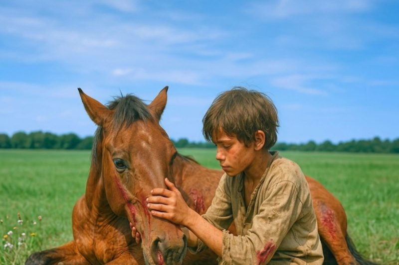 UN CABALLO RARO EN PELIGRO DE EXTINCIÓN ES SALVADO POR UN NIÑO POBRE, Y LO QUE SUCEDIÓ…
