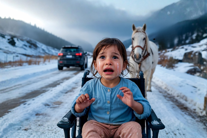 Su Hermano la Abandonó en la Nieve para Quedarse con su Herencia… Pero No Contó con el Caballo Blanco que la Encontró con Vida