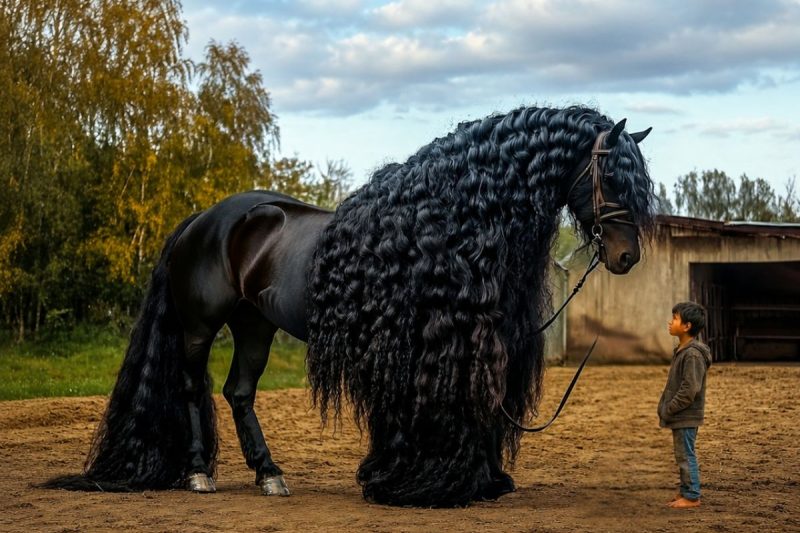 EN UN DESFILE, UN NIÑO DE LA CALLE APARECE CON UN CABALLO RARO, Y SORPRENDIÓ A TODOS…