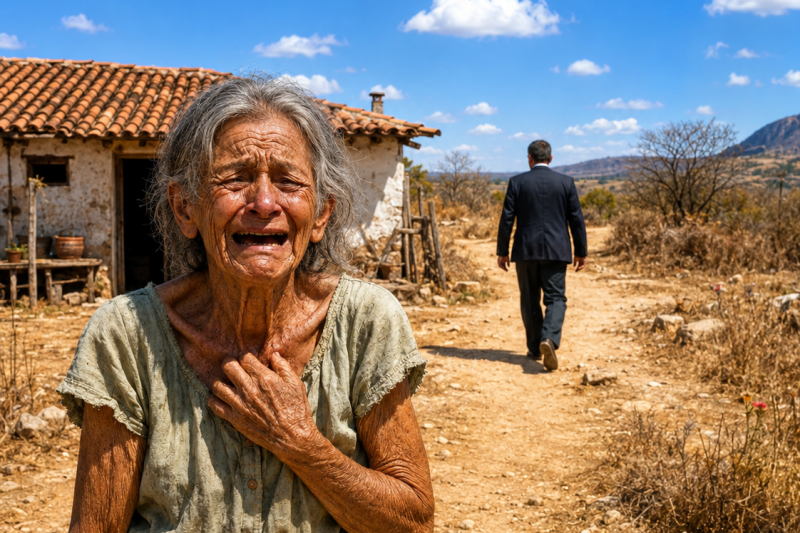 Su Hijo La Abandonó Sin Comida En Una Casa Vacía… Pero Una Enfermera Tocó La Puerta Y Cambió Su Destino Para Siempre