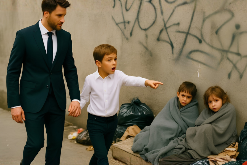 “Papá, ¿Por Qué Esos Niños Se Parecen A Mí?”… La Pregunta Inocente Que Reveló El Secreto Más Doloroso De Un Millonario