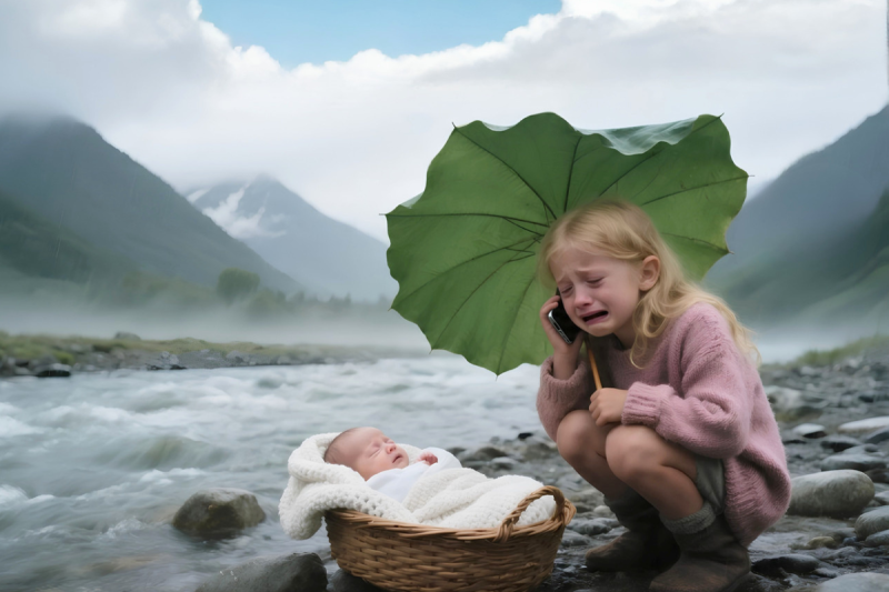 La Niña Encontró un Bebé Abandonado en el Río… y el Collar Verde Reveló el Secreto Más Doloroso de su Familia