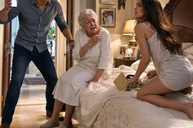 Instaló una cámara porque su madre de 85 años temía dormir… y a las 23:47 descubrió la traición que le destrozó 40 años de vida