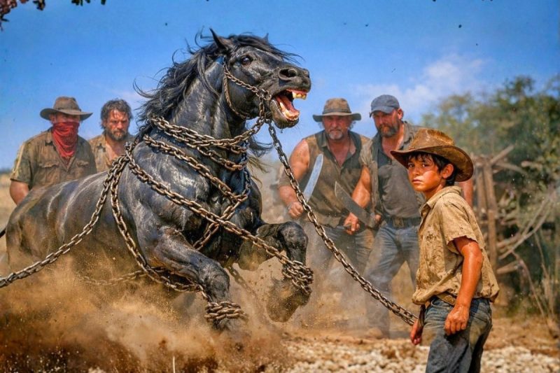 CABALLO SALVAJE IBA A SER SACRIFICADO, PERO ALGO INCREÍBLE OCURRIÓ…