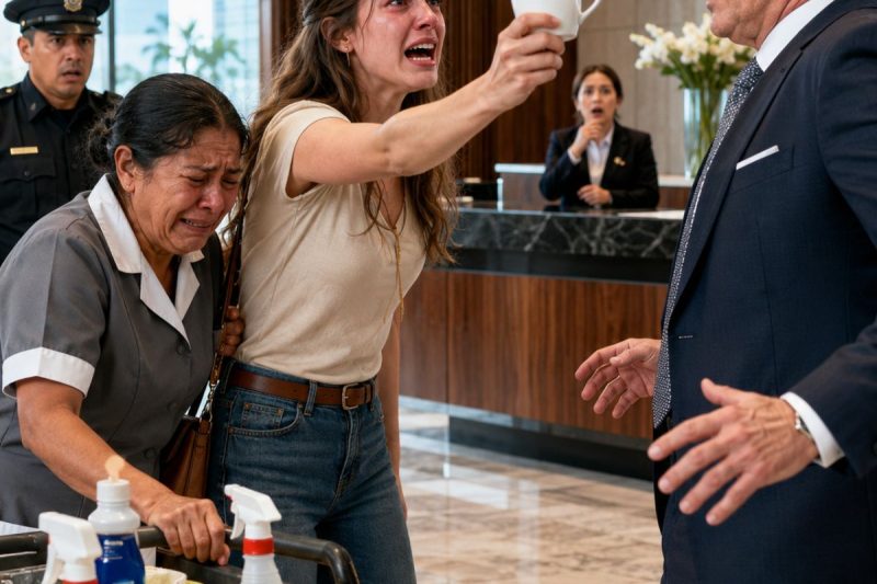 Acusaron a una señora de limpieza de destruir la empresa… hasta que su hija encontró las huellas del director en una taza de café