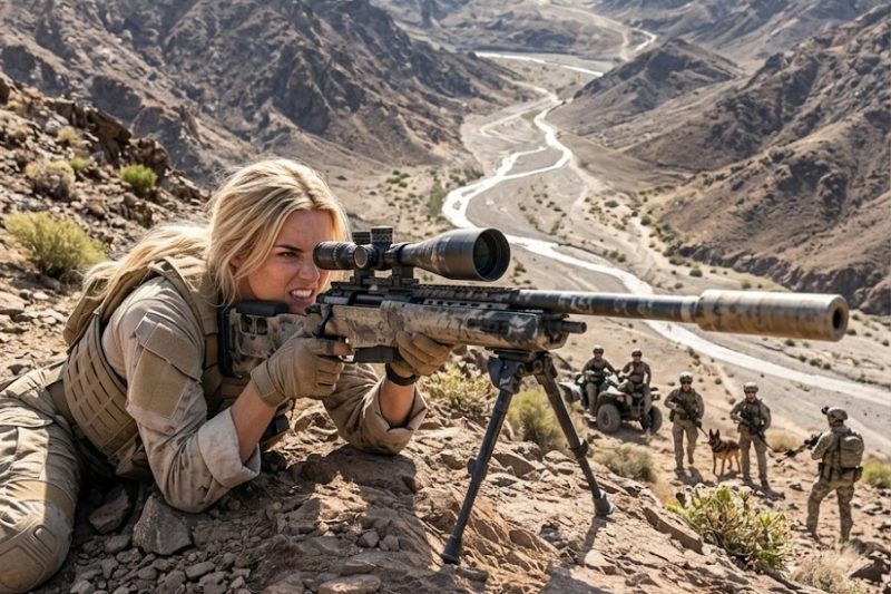 Se burlaron al verla tomar el rifle, sin imaginar que un disparo a 1.840 metros revelaría quién era realmente la mujer que todos subestimaron
