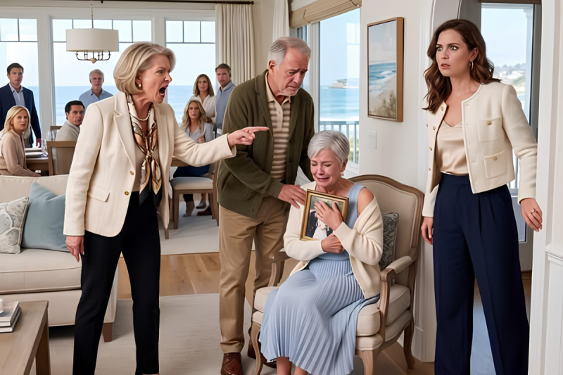 Le regalé a mis padres una mansión frente al mar… pero al llegar, mi suegra los estaba echando de su propia casa