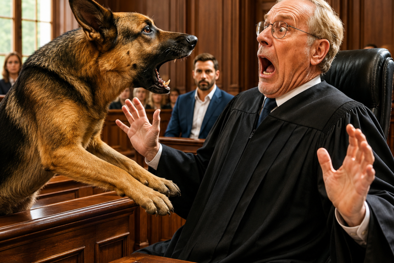 El Perro Que Entró al Tribunal y Salvó a un Inocente… Sin Saber Que También Revelaría el Secreto Más Doloroso del Juez