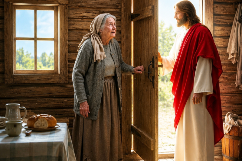 Sus Hijos La Echaron en Navidad… Pero Esa Noche Jesús Tocó Su Puerta