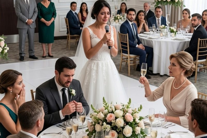 Mi suegra escondió a mis padres en mi propia boda para humillarme… entonces tomé el micrófono y revelé el secreto que destruyó su sonrisa