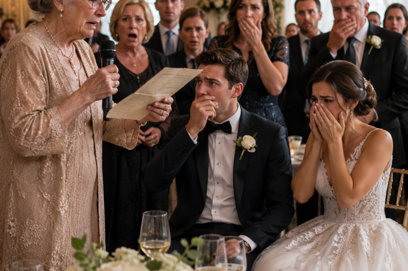 Guardé un secreto sobre mi nieto durante toda mi vida… y lo revelé el día de su boda frente a todos.