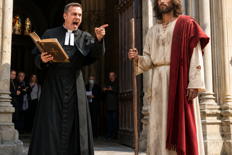 El Pastor Echó a un Mendigo de la Iglesia… Sin Saber Que Era Jesús Probando el Corazón de Todo Cholula