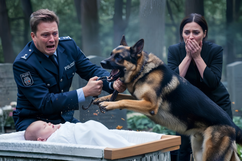 “El perro que ladró en un funeral… y reveló la verdad que nadie se atrevía a imaginar” 🕊️🐕