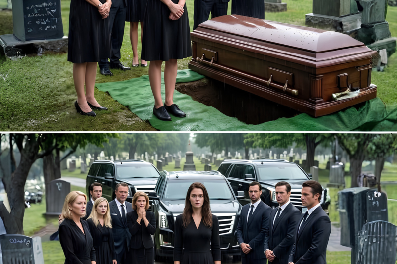 Se Burlaron de Mis Tacones en el Funeral de Mi Padre… Hasta que un Juez Entró al Cementerio y Reveló la Firma Falsa