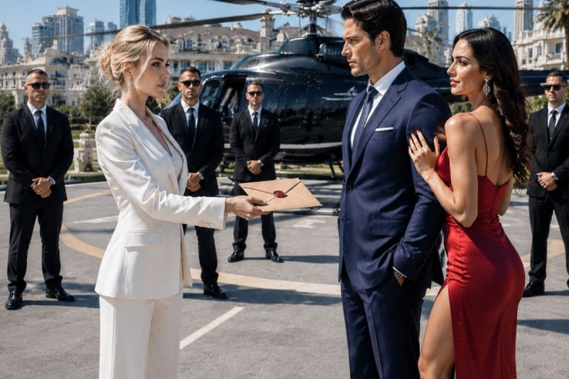 El divorcio terminó en silencio… hasta que el jet privado de un multimillonario llegó por ella