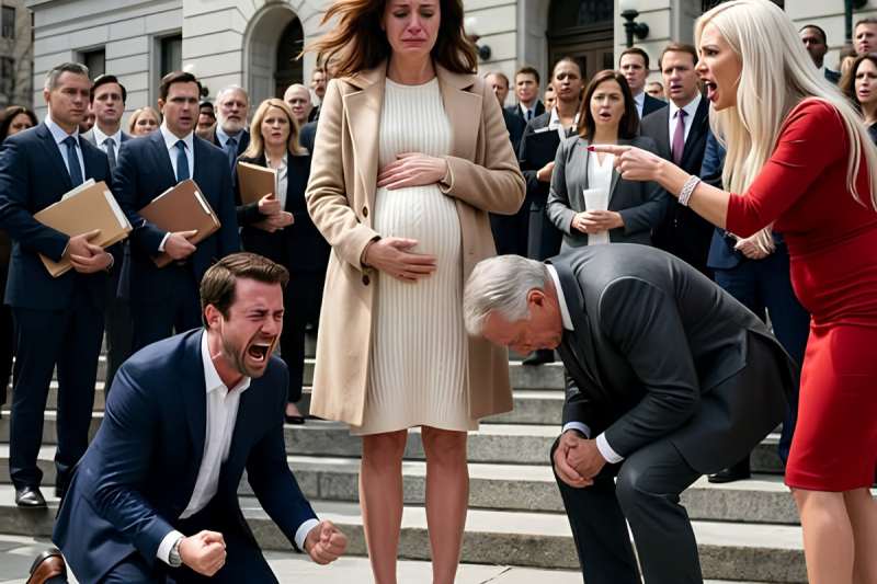 Embarazada y humillada tras el divorcio… hasta que el CEO se inclinó ante ella y su exmarido cayó de rodillas al descubrir la verdad