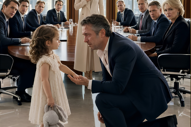 La Niña Entró a la Sala del Millonario y Susurró: “Papá, ¿Puedo Tomarte la Mano Solo una Vez?”